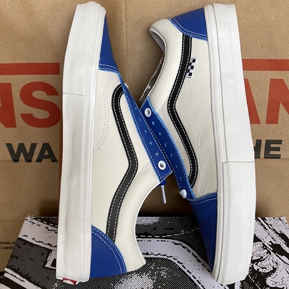 Vans Skate Old Skool Sport Leather True Blue/White WMNS sneakers - Picture 12 of 16